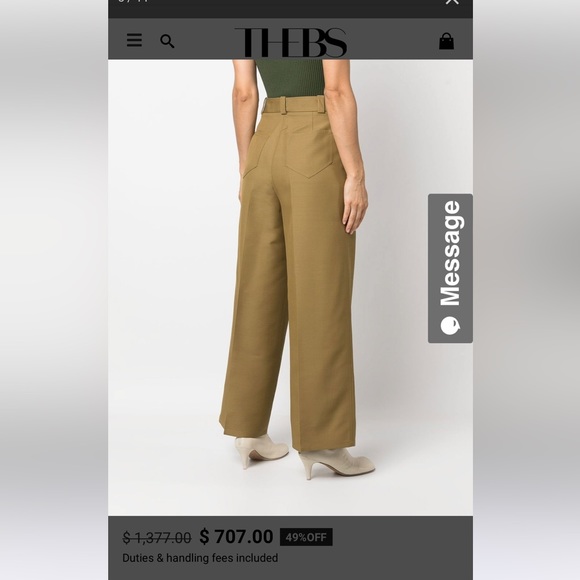 KHAITE Ian wide-leg trousers - Picture 2 of 6